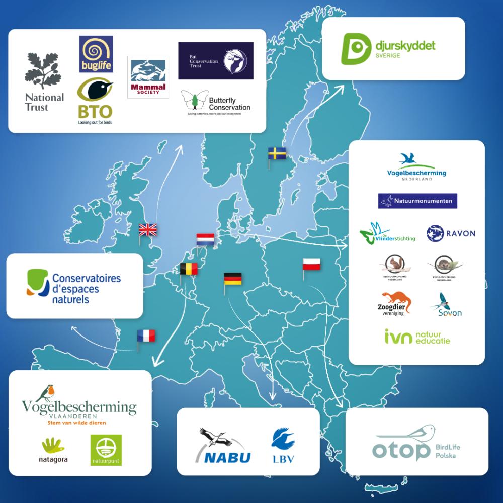 Green partners of Vivara all around Europe